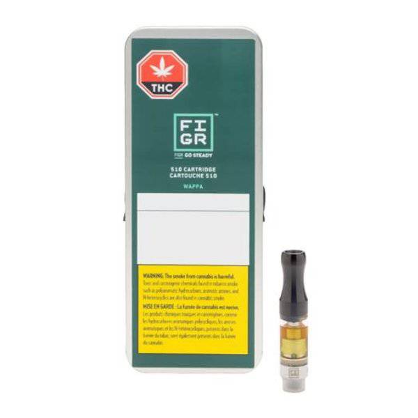 Extracts Inhaled - MB - FIGR Go Steady Wappa THC 510 Vape Cartridge - Format: - FIGR