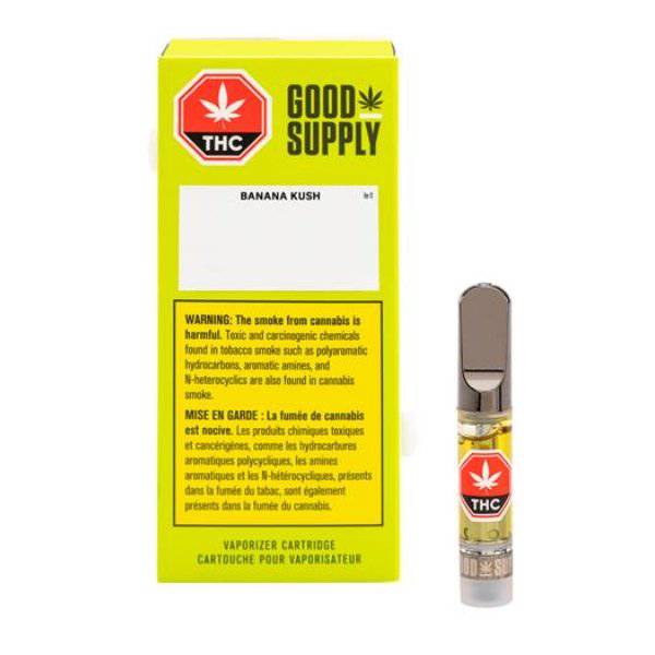 Extracts Inhaled - MB - Good Supply Banana Kush THC 510 Vape Cartridge - Format: - Good Supply