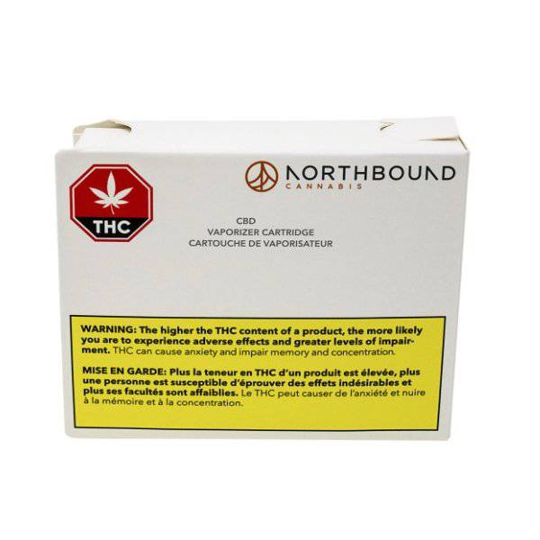 Extracts Inhaled - MB - Northbound Cannabis Sour Tangie x Cannatonic CBD 510 Vape Cartridge - Format: - Northbound Cannabis