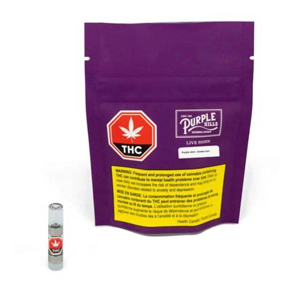 Extracts Inhaled - MB - Purple Hills Purple Jane Zombie Live Resin THC 510 Vape Cartridge - Format: - Purple Hills