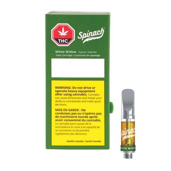 Extracts Inhaled - MB - Spinach White Widow THC 510 Vape Cartridge - Format: - Spinach