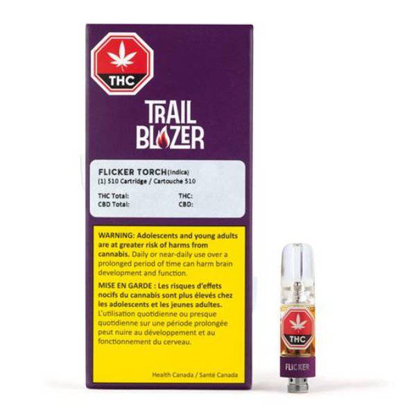 Extracts Inhaled - MB - Trailblazer Flicker 510 Vape Cartridge - Format: - Trailblazer