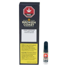 Extracts Inhaled - SK - Broken Coast Frost Monster THC 510 Vape Cartridge - Format: - Broken Coast