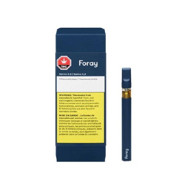 Extracts Inhaled - SK - Foray Strawberry Ice Sativa THC Disposable Vape Pen - Format: - Foray