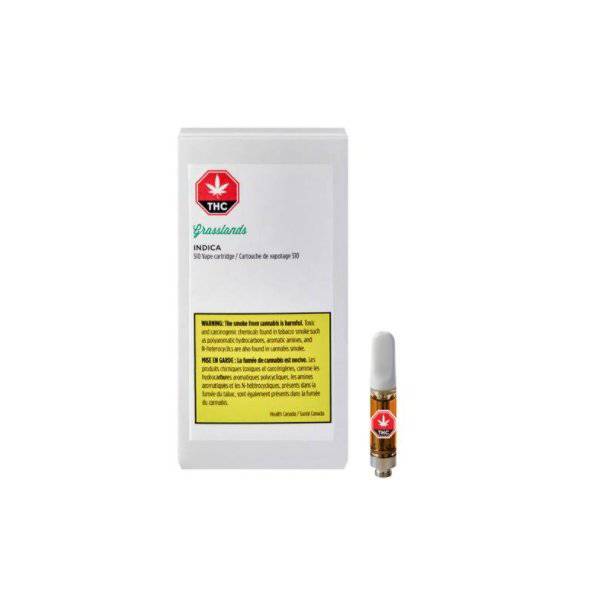 Extracts Inhaled - SK - Grasslands Indica THC 510 Vape Cartridge - Format: - Grasslands