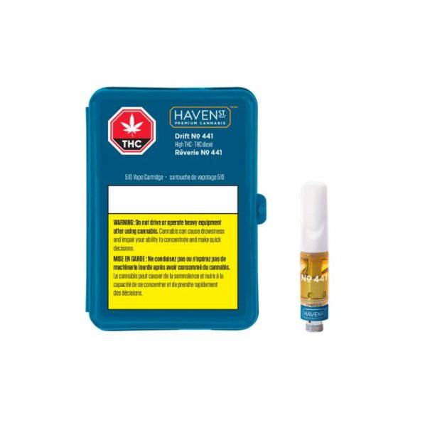 Extracts Inhaled - SK - Haven St. Premium Drift No. 441 Granddaddy Purple THC 510 Vape Cartridge - Format: - Haven St. Premium