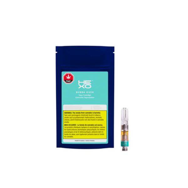 Extracts Inhaled - SK - Hexo Bubba Kush 3-1 THC-CBD 510 Vape Cartridge - Format: - Hexo