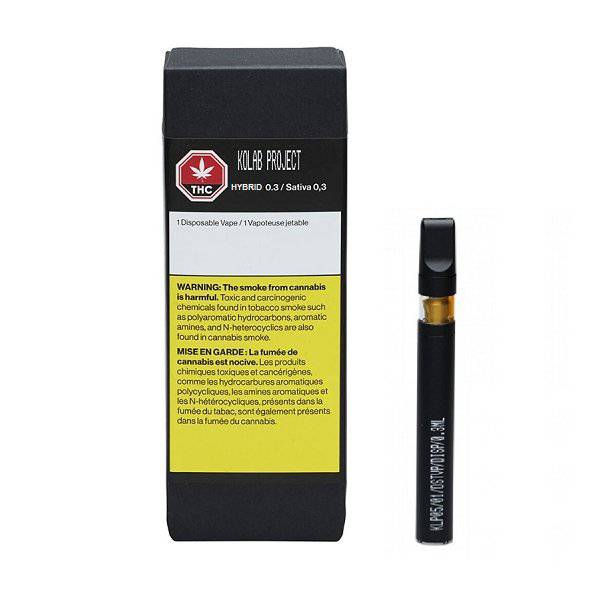 Extracts Inhaled - SK - Kolab Orange Hill Hybrid THC Disposable Vape Pen - Format: - Kolab