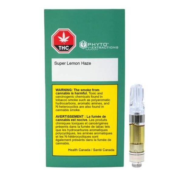 Extracts Inhaled - SK - PhytoExtractions Super Lemon Haze THC 510 Vape Cartridge - Format: - PhytoExtractions