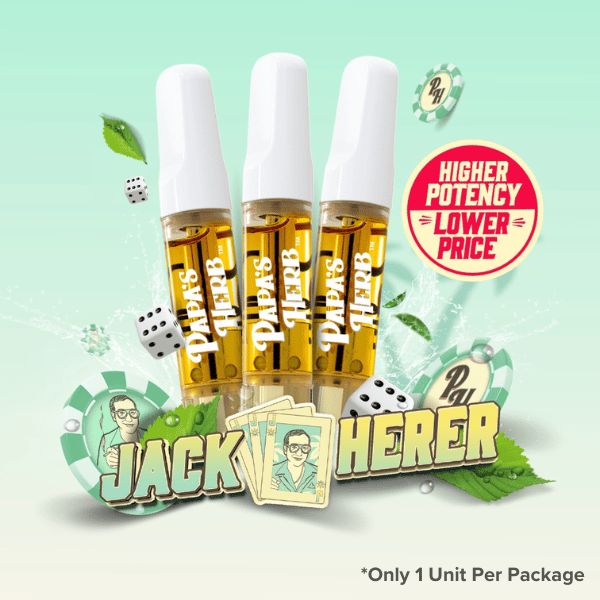 Extracts Inhaled - MB - Papa's Herb Jack Herer THC 510 Vape Cartridge - Format: - Papa's Herb