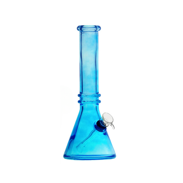 Glass Bong  Double Ring Beaker 10" - Unbranded