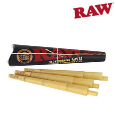 RTL - Rolling Cones Raw Black 1.25 Pack of 6