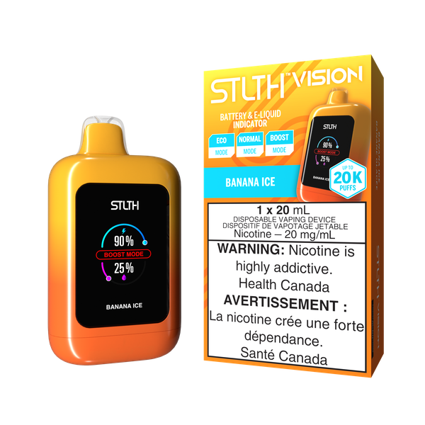 Federal *EXCISED* RTL - Disposable Vape STLTH Vision Banana Ice