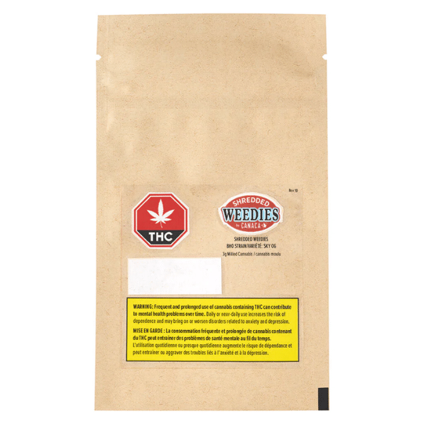 Extracts Inhaled - MB - Canaca Shredded Weedies BHO Infused Milled Flower - Format: - Canaca