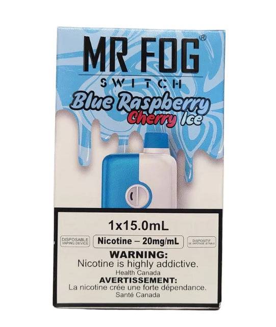 *EXCISED* RTL - Mr Fog Switch Disposable Vape Blue Raspberry Cherry Ice 5500 Puffs - Mr Fog