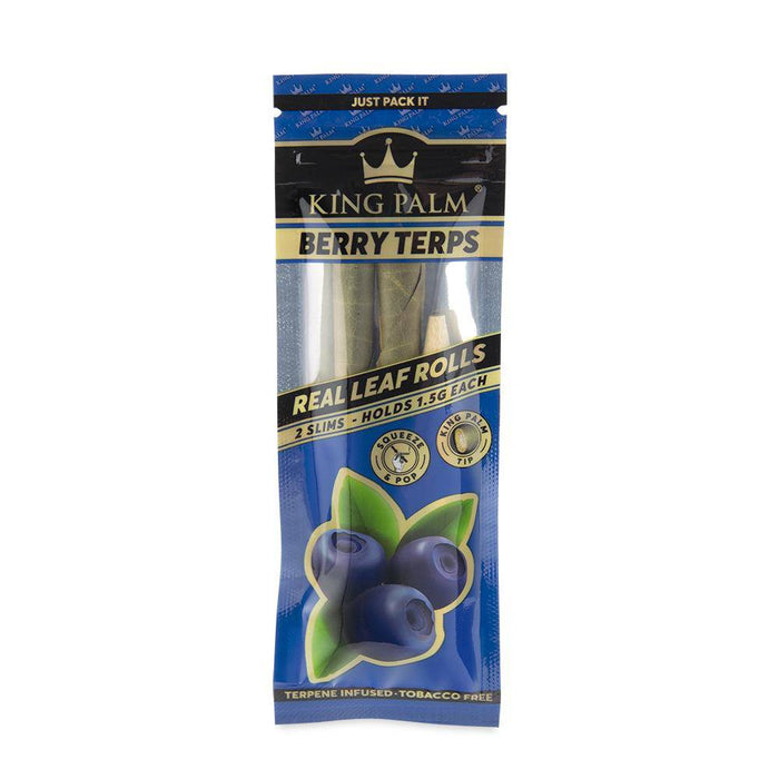 RTL - King Palm Slim Pre-Roll - Berry Terps - 2 per pack - King Palm