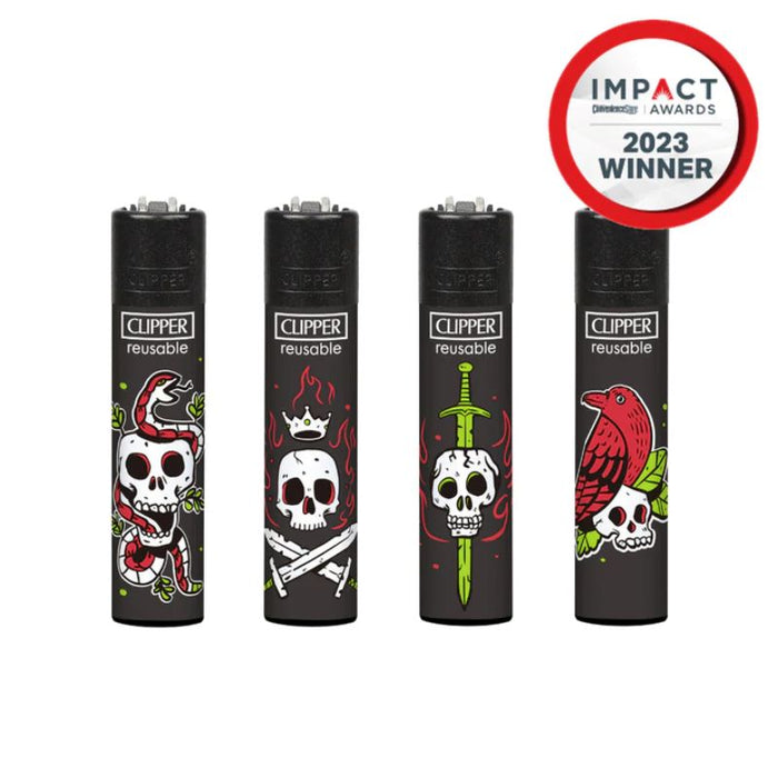 RTL - Lighters Clipper Tattoo Skulls Series - Clipper