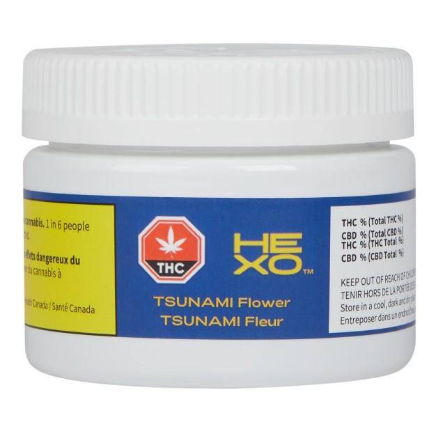 Dried Cannabis - AB - Hexo Tsunami Flower - Grams: