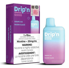 *EXCISED* RTL - Envi Drip'n Disposable Vape 5000 Puff Grape Ice - Drip'n