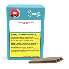 Extracts Inhaled - MB - Cruuzy Superchardged Duubyz Sativa Infused Pre-Roll - Format: - Cruuzy