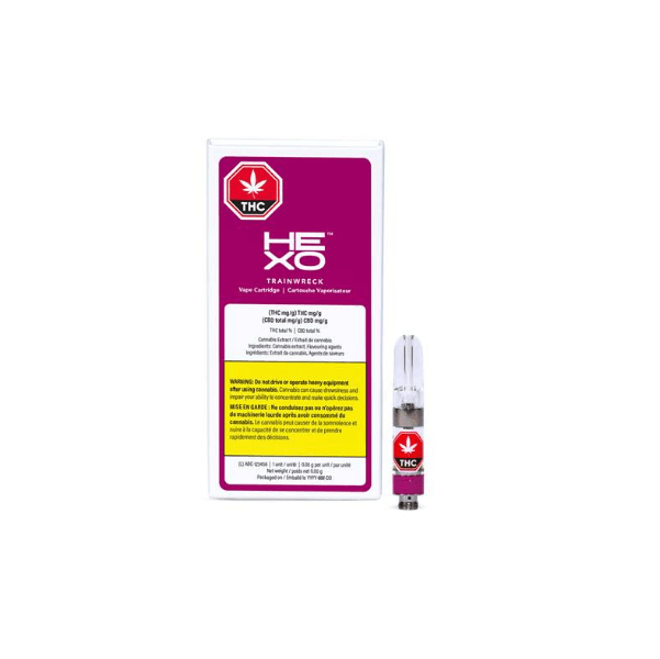 Extracts Inhaled - AB - Hexo Trainwreck THC 510 Vape Cartridge - Format: - Hexo