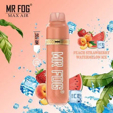 RTL - Mr Fog Max Air Disposable Vape Peach Strawberry Watermelon Ice 2500 Puffs - Mr Fog