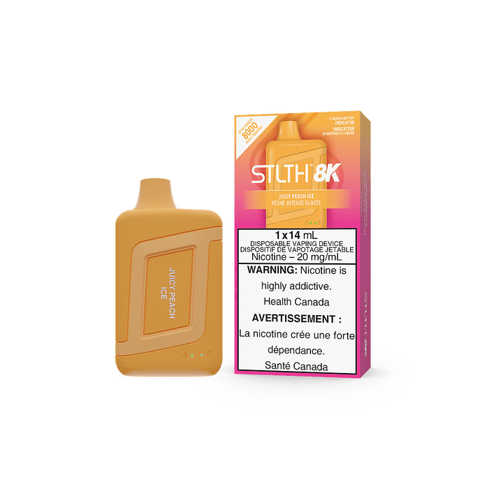 *EXCISED* RTL - STLTH 8K Disposable Vape 8000 Puff Juicy Peach Ice - STLTH