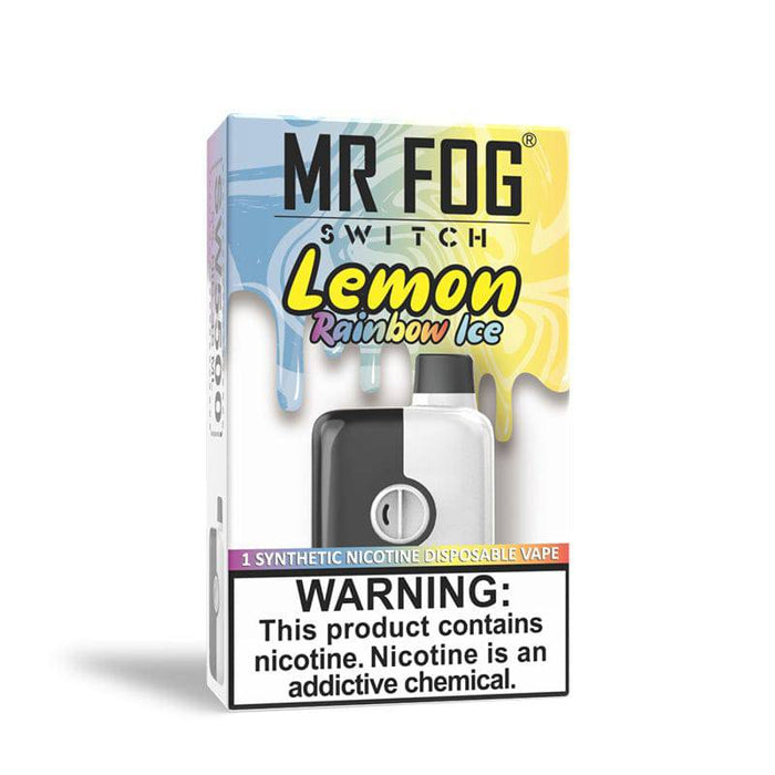 RTL - Mr Fog Switch Disposable Vape Lemon Rainbow Ice 5500 Puffs - Mr Fog