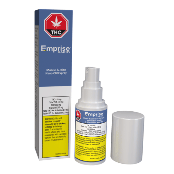 Cannabis Topicals - SK - Emprise Rapid Muscle & Joint Nano CBD Topical Spray - Format: - Emprise Rapid