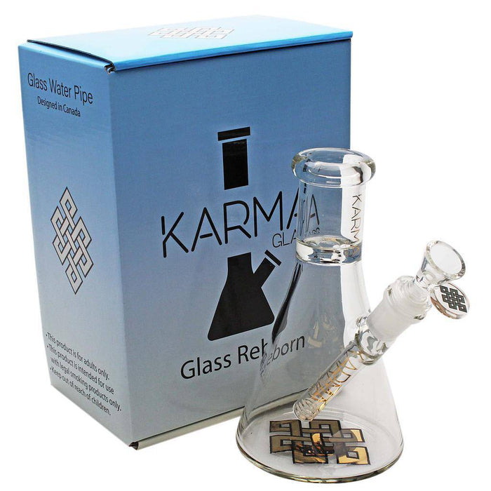 Glass Bong Good Karma 7" Mini Beaker - Karma
