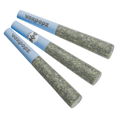 Extracts Inhaled - SK - Vox Popz Blueberry Kush Diamond Infused Pre-Roll - Format: - Vox Popz