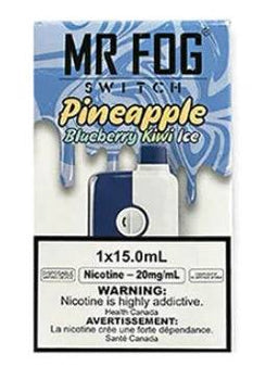 *EXCISED* RTL - Mr Fog Switch Disposable Vape Pineapple Blueberry Kiwi Ice 5500 Puffs - Mr Fog