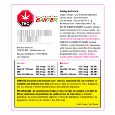Extracts Inhaled - MB - Banter Holiday Multi-Pack THC 510 Vape Cartridge - Format: - Banter