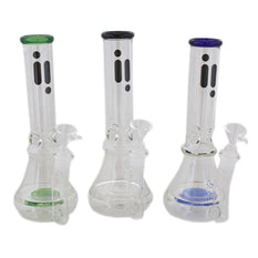 Glass Bong - 10" Beaker Honeycomb - Infyniti