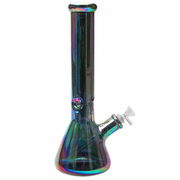 Glass Bong Karma 14" Platinum Rainbow 7mm Beaker - Karma