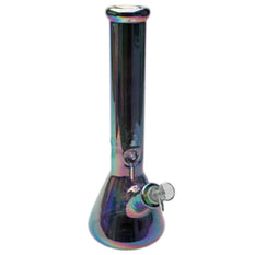 Glass Bong Karma 14" Platinum Rainbow 7mm Beaker - Karma