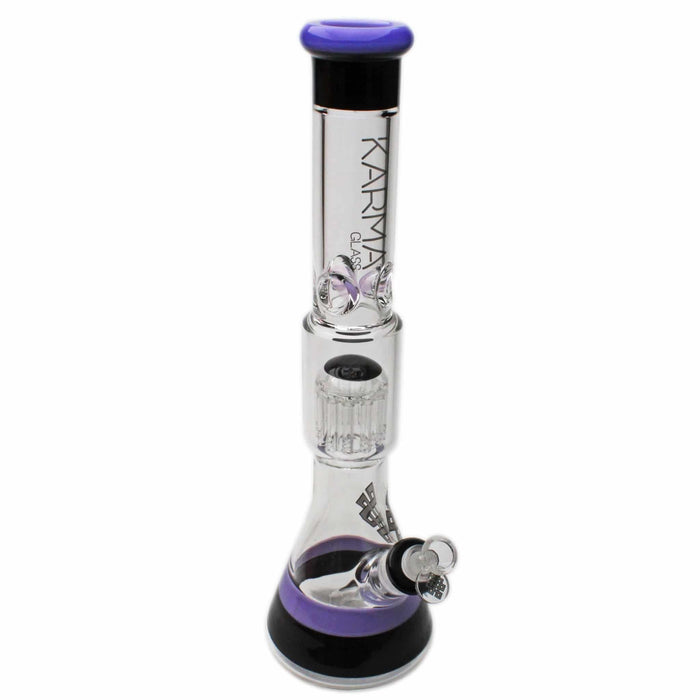 Glass Bong Karma 17" Tree Purps - Karma