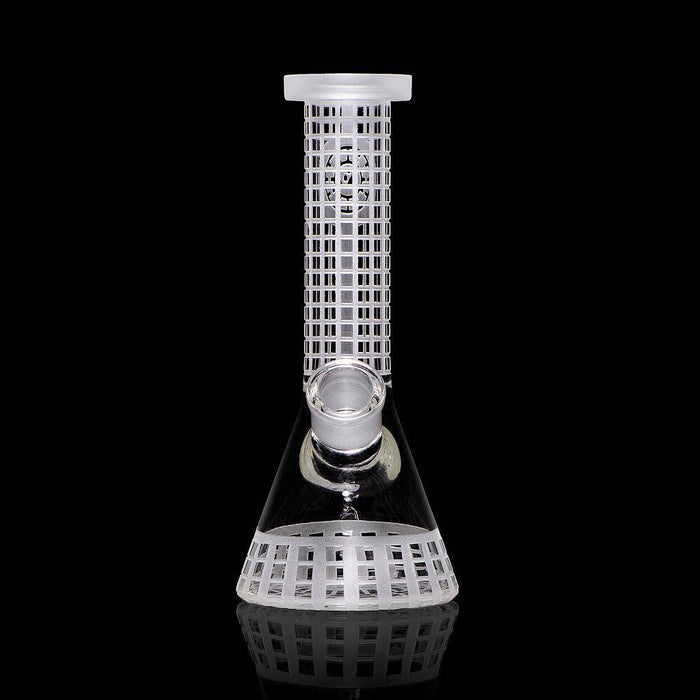Glass Bong - Milkyway 7.5" Cubed Mini Beaker - Milkyway