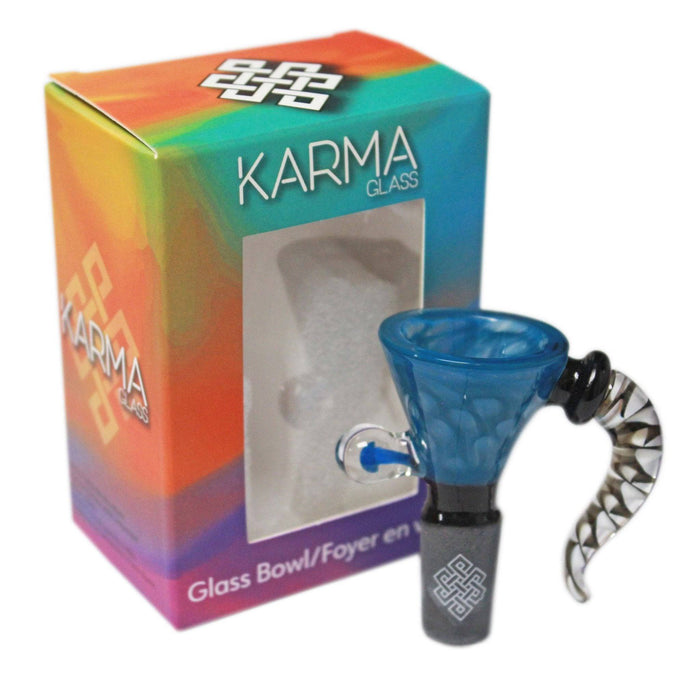 Glass Bowl Karma 14mm Honeycomb, Black Joint - Karma