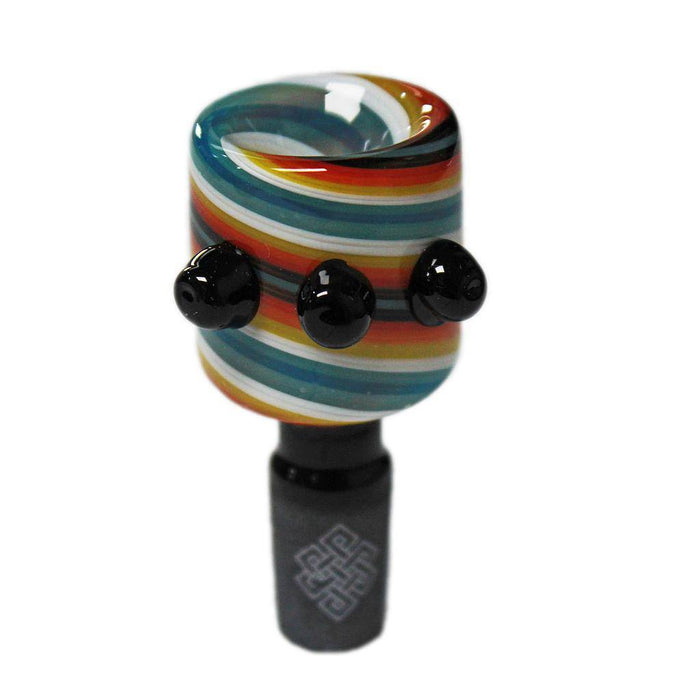 Glass Bowl Karma 14mm Reversal, Black Joint - Karma