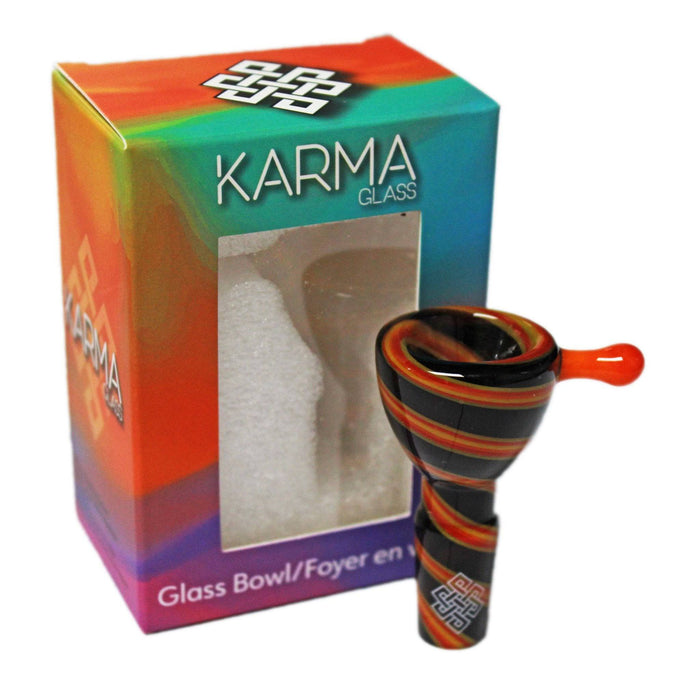 Glass Bowl Karma 14mm Reversal Ground Joint - Karma