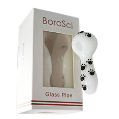 Glass Pipe BoroSci 4" Dog Paw - BoroSci