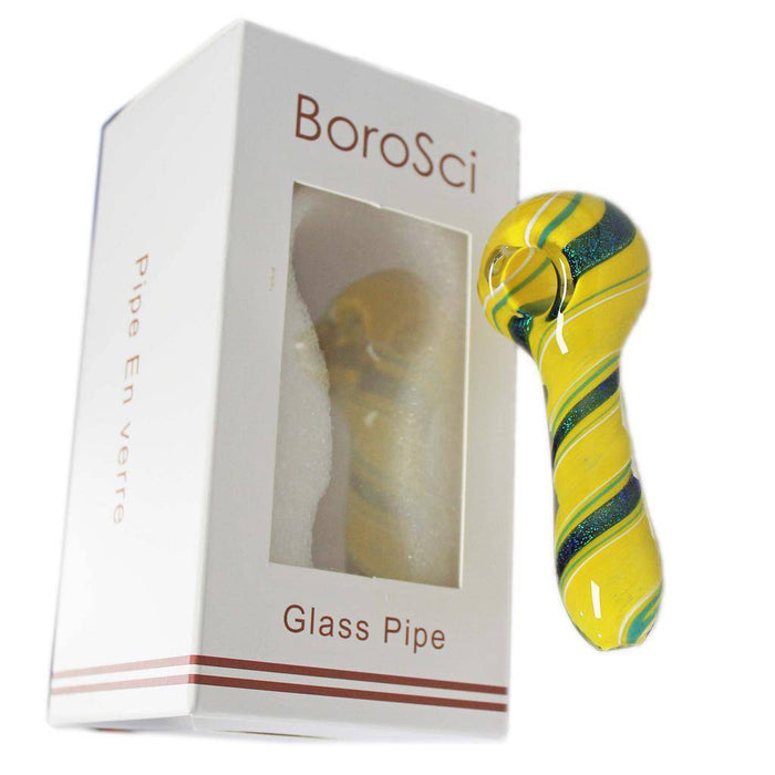 Glass Pipe BoroSci 4.5" Sunshine - BoroSci
