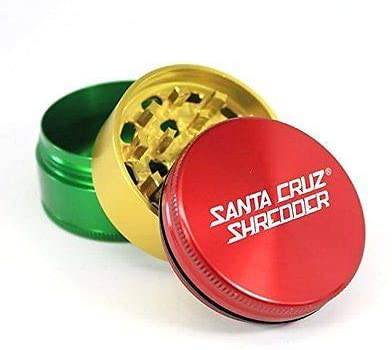 Grinder - Santa Cruz Shredder - 3-Piece Large Rasta - Santa Cruz Shredder