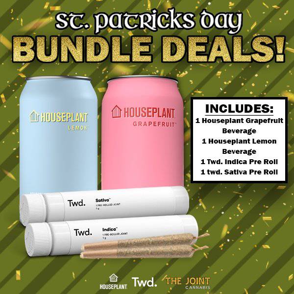 Houseplant Grapefruit & Lemon MIX 2-Pack + TwD Sativa & Indica MIX Pre-Roll 2-Pack Bundle - Houseplant & TwD