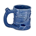 Jeans Ceramic Mug  Pipe - Roasted and Toasted