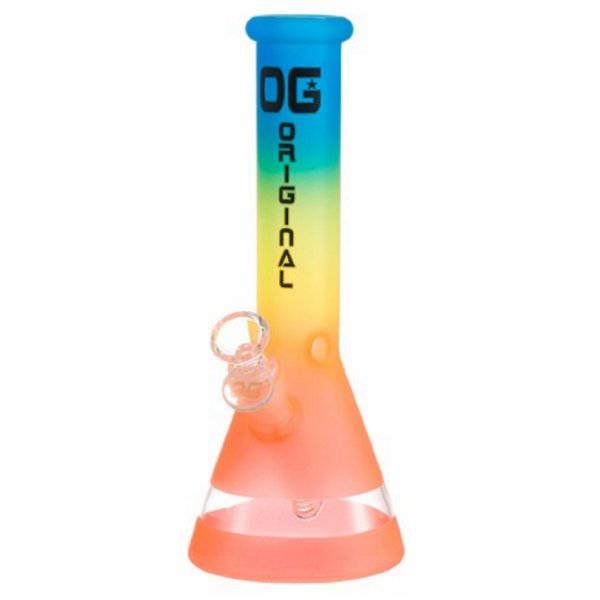 OG Glass - 10" Multicolor Gradient Beaker - OG Glass