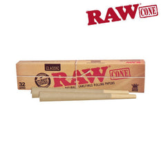 Pre-Rolled Cone Raw Classic King Size Pack of 32 Cones - Raw