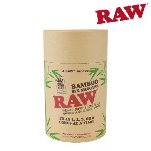 Raw Bamboo Six Shooter Kingsize - Raw