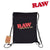 Raw Drawstring Bag Black - Raw